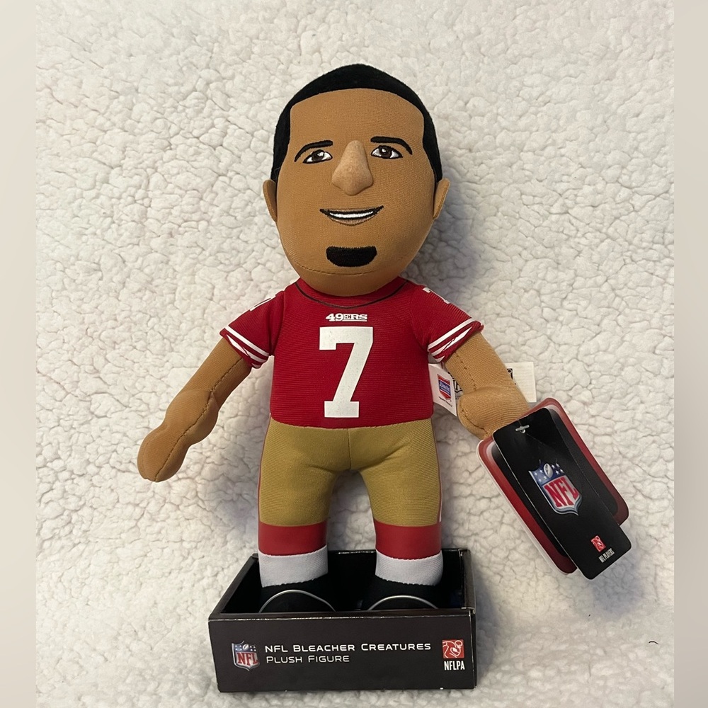NWT-NFL Bleacher Creatures Plush Figure- Colin Kaepernick